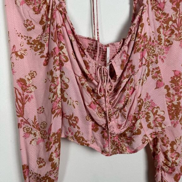 FREE PEOPLE Tops XS Lot of 2 Hilary Floral Open Back, Take It Away Lace Bodysuit - Picture 7 of 16